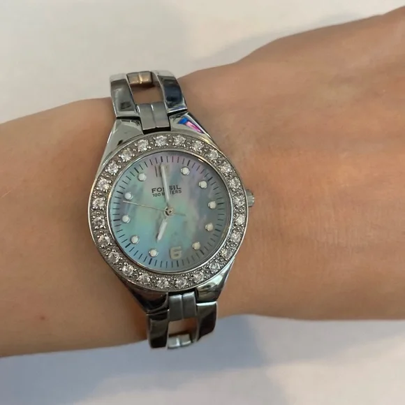 Fossil | Accessories | Fossil Watch With Rhinestones Mother  display picture 3